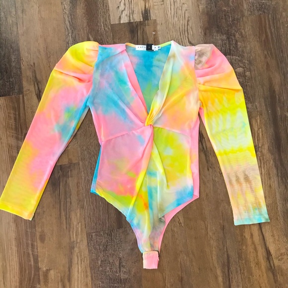 Tops - Colorful  body suit NWOT